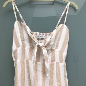 Faithfull the Brand striped midi dress